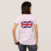 Britische Flagge T-Shirt (Schwarz voll)