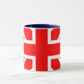 britische Flagge. Tasse (Zentrum)
