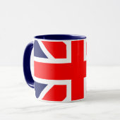britische Flagge. Tasse (Vorderseite Links)