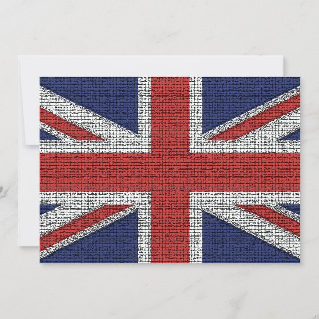 Britische Flagge Tattered (Vorderseite)