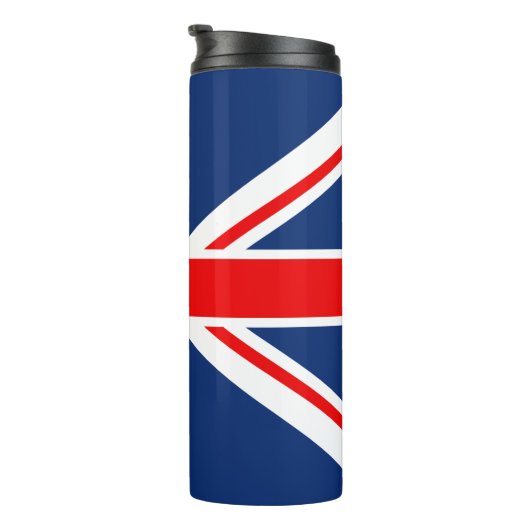 Britische Flagge Thermal Tumbler Thermosbecher (Nach rechts gedreht)