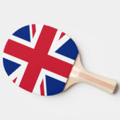 Britische Flagge Tischtennis Schläger (Seitenansicht)