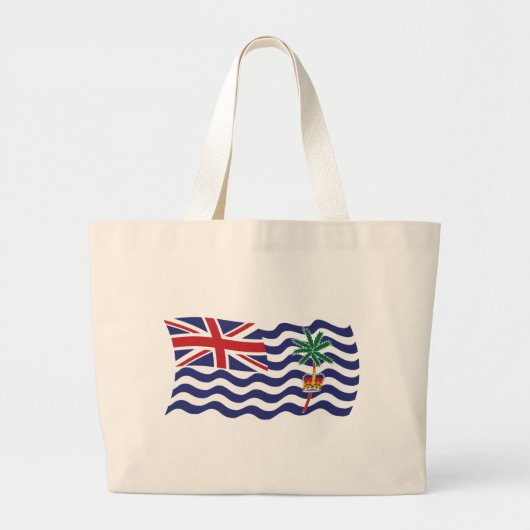 Britische Flagge Tote Tag Jumbo Stoffbeutel (Vorne)