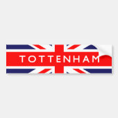 Britische Flagge Tottenham Autoaufkleber (Vorne)