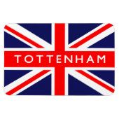 Britische Flagge Tottenham Magnet (Horizontal)