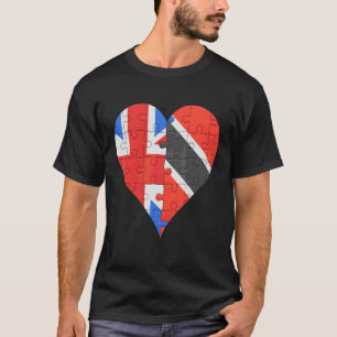 Britische Flagge Trinidadian und Tobagos T-Shirt