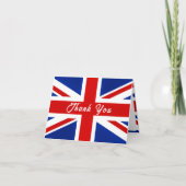 Britische Flagge Vereinigtes Königreich Dankeskarte (Vorderseite)