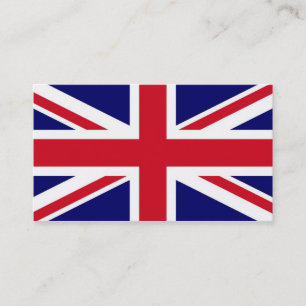 Britische Flagge Visitenkarte