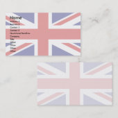 Britische Flagge Visitenkarte (Vorne/Hinten)