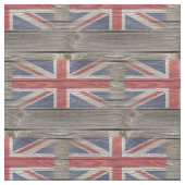 Britische Flaggen-altes hölzernes Gewebe Stoff (Nahaufnahme)