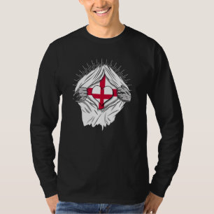 Britische Flaggen Heim von England T-Shirt