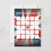 BRITISCHE Flaggen-Hochzeit/Brautparty Einladung (Vorderseite)