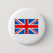 Britische Flaggen-T - Shirts und Geschenke Button (Vorderseite)