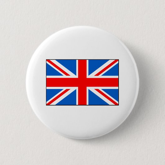 Britische Flaggen-T - Shirts und Geschenke Button (Vorderseite)