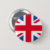 Britische Flaggen-T - Shirts und Kleid Button (Vorne & Hinten)
