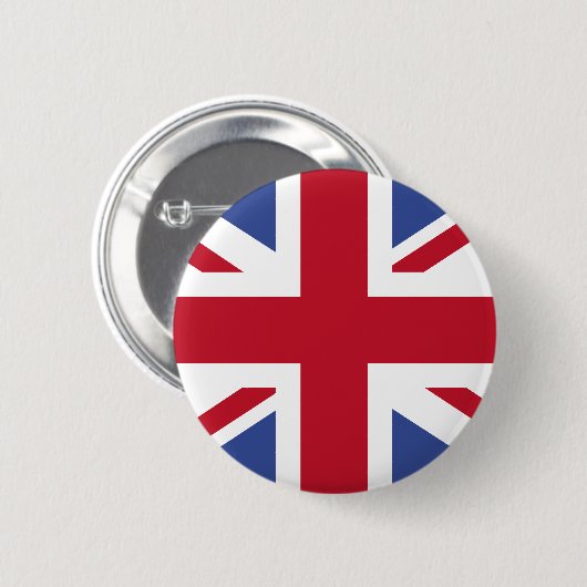 Britische Flaggen-T - Shirts und Kleid Button (Vorne & Hinten)