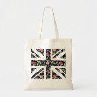 Britische Flaggen-Taschen-mit Blumentasche