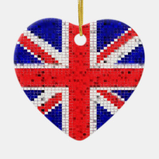 BRITISCHE Flaggenverzierung Keramik Ornament