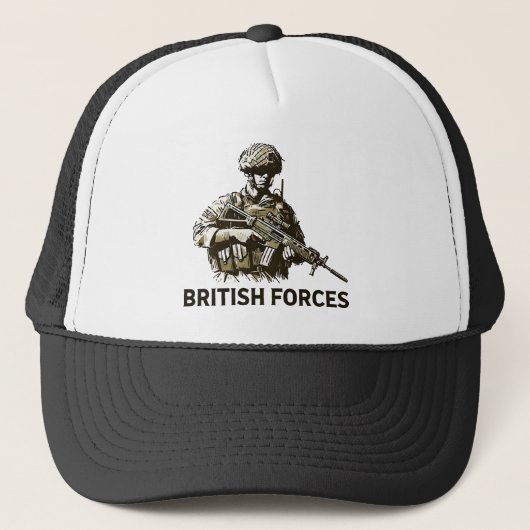 Britische Forces Truckerkappe (Vorderseite)