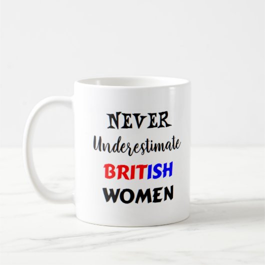 Britische Frauen Kaffeetasse (Links)