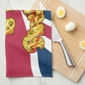 Britische Geburtstagsgeschenke Kunst drucken Handtuch (Viertel Falte)