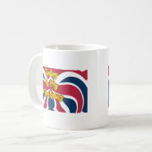 Britische Geburtstagsgeschenke Kunst drucken Kaffeetasse (Vorderseite Links)
