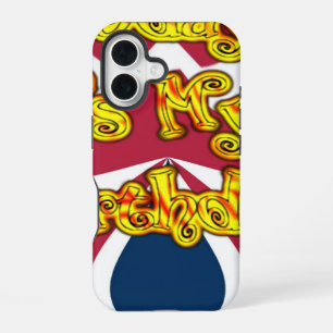 Britische Geburtstagsgeschenke Kunstprint iPhone 16 Hülle