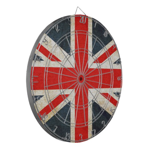 Britische Gewerkschaft Dartscheibe (Vorderseite Links)