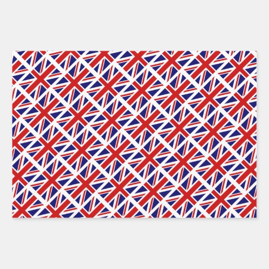 Britische Gewerkschaft Jack-Flagge Packpapier Blat Geschenkpapier Set (Vorderseite 3)