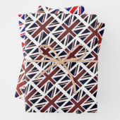 Britische Gewerkschaft Jack-Flagge Packpapier Blat Geschenkpapier Set (Beispiel)