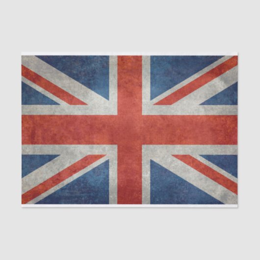 BRITISCHE Gewerkschafts-Jack-Flagge in den Seidenpapier (Vorderseite)