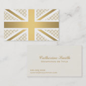 BRITISCHE Gewerkschafts-Jack-Flagge mit Visitenkarte (Vorne/Hinten)