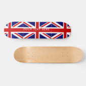 Britische Gewerkschafts-Jackflagge Skateboard (Horizontal)