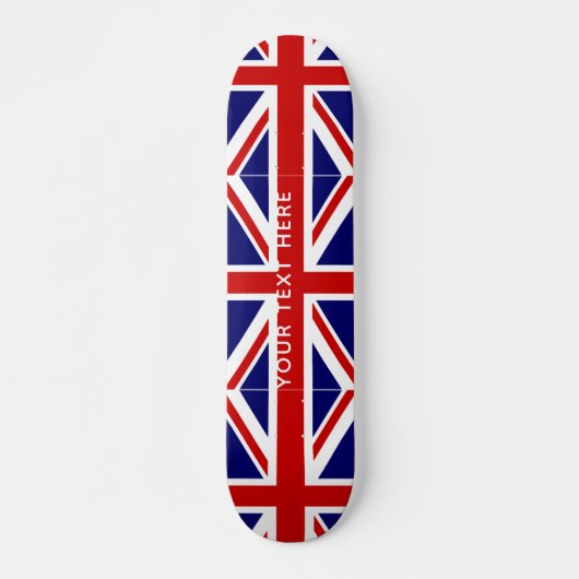 Britische Gewerkschafts-Jackflagge Skateboard (Vorne)