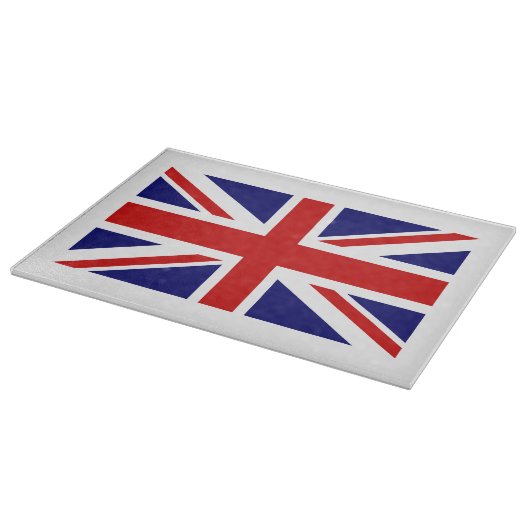 Britische Glasschneider| Union Jack Icon Schneidebrett (Ecke)