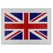 Britische Glasschneider| Union Jack Icon Schneidebrett (Vorderseite)