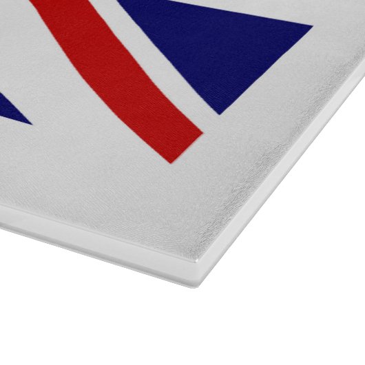 Britische Glasschneider| Union Jack Icon Schneidebrett (Ecke)