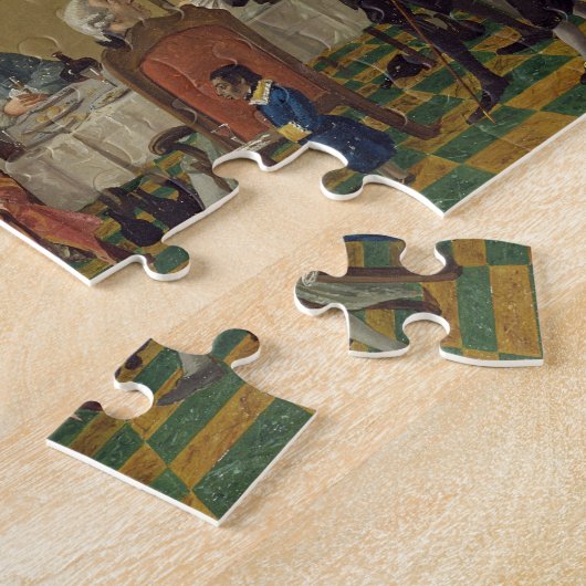 Britische Herren an Zuhause Sirs Horaz Mann in Flo Puzzle (Seite)