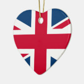 Britische Herzverzierung Keramik Ornament (Links)