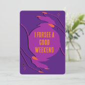 Britische Hexenmeisterkarte für den Junggeselinnen (Stehend Vorderseite)