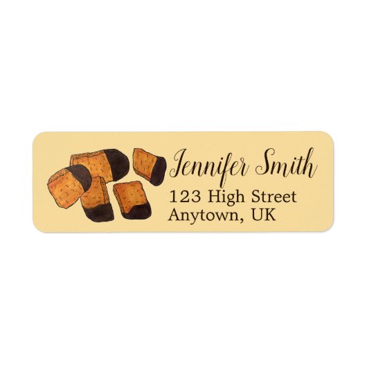 Britische Honeycomb Schwamm Cinder Toffee Candy Sw (Vorne)