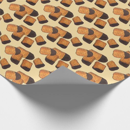 Britische Honeycomb Schwamm Cinder Toffee Candy Sw Geschenkpapier (Ecke)