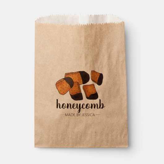 Britische Honeycomb Schwamm Cinder Toffee Candy Sw Geschenktütchen (Vorderseite)