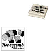 Britische Honeycomb Schwamm Cinder Toffee Candy Sw Gummistempel (Stempel)