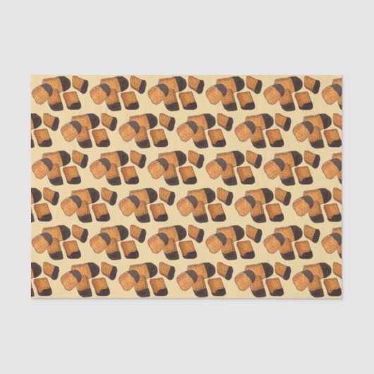 Britische Honeycomb Schwamm Cinder Toffee Candy Sw Seidenpapier (Vorderseite)