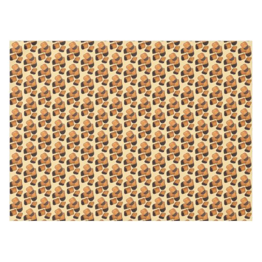 Britische Honeycomb Schwamm Cinder Toffee Candy Sw Tischdecke (Vorderseite (Horizontal))