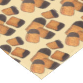 Britische Honeycomb Schwamm Cinder Toffee Candy Sw Tischdecke (Schrägansicht)