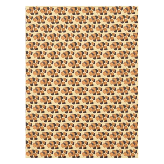 Britische Honeycomb Schwamm Cinder Toffee Candy Sw Tischdecke (Vorderseite)