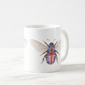 Britische Hummel Kaffeetasse (VorderseiteRechts)