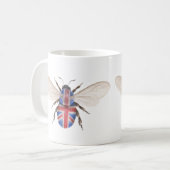 Britische Hummel Kaffeetasse (Vorderseite Links)